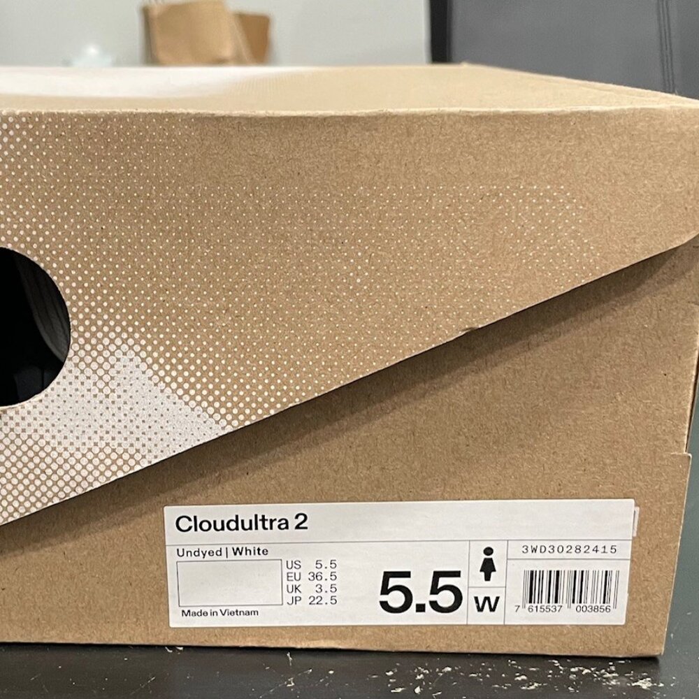 On Running Women's White and Black Cloudventure Athletic Shoes - Picture 12 of 12